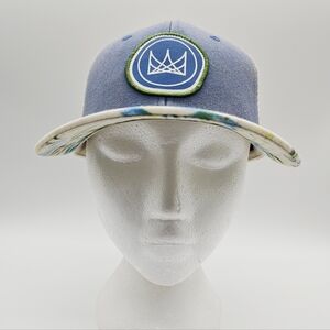 SEVEN STARS APPAREL | foliage & denim mesh trucker snapback cap hat